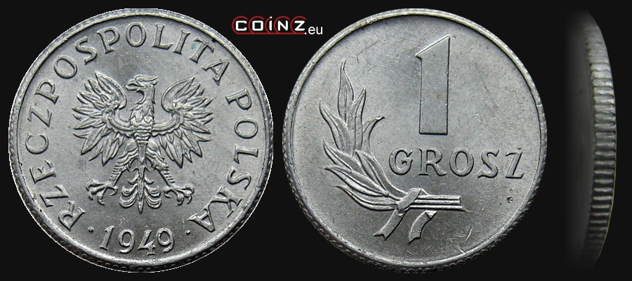 1 grosz 1949 - Polish coins (PRL)