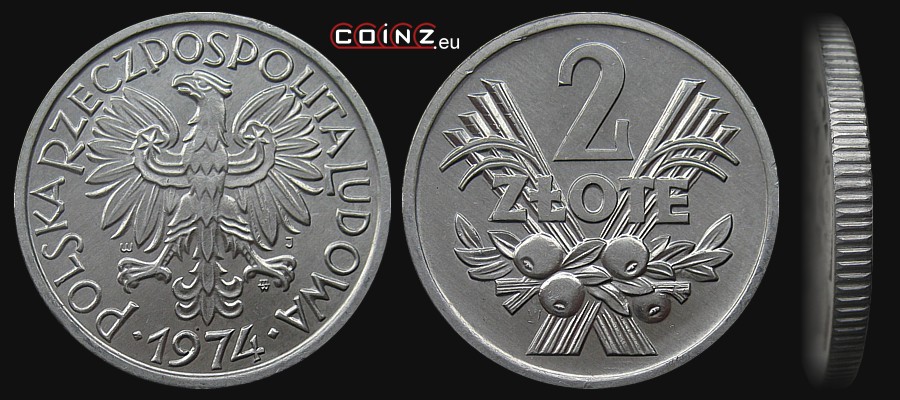 2 złote 1958-1974 - Polish coins (PRL)