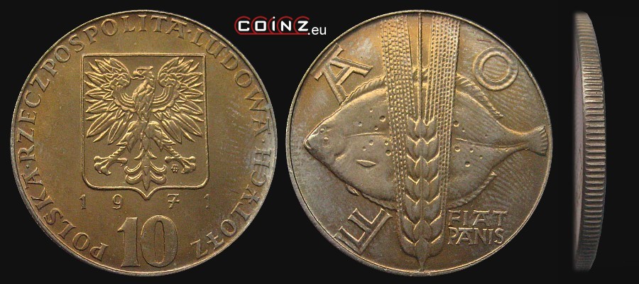 10 złotych 1971 FAO - Polish coins (PRL)