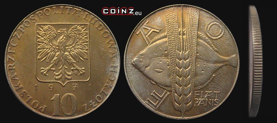 10 złotych 1971 FAO - monety Polski (PRL)