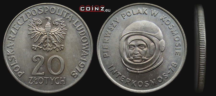 20 złotych 1978 Mirosław Hermaszewski - Polish coins (PRL)