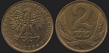 Monety Polski - 2 złote 1975-1978