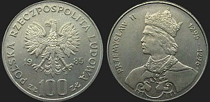 Monety Polski - 100 złotych 1985 Przemysław II