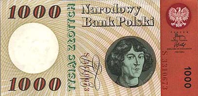 Banknote with face value: 1000 złotych PRL