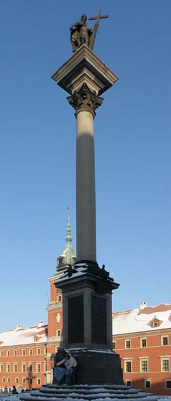 The column of king Sigismund III Vasa