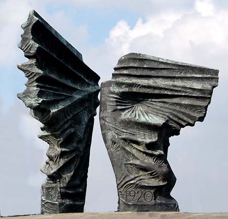 The monument of Silesian Insurgents in Katowice