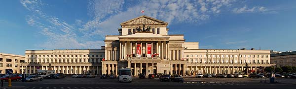 Grand Theater and Polish National Opera in Warsaw