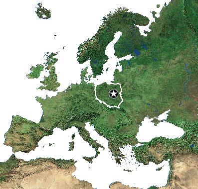 Map of Poland