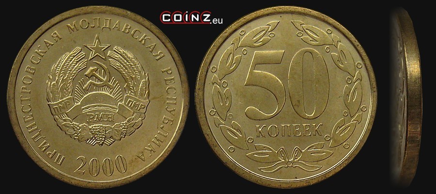 50 kopiejek 2000 - monety Naddniestrza