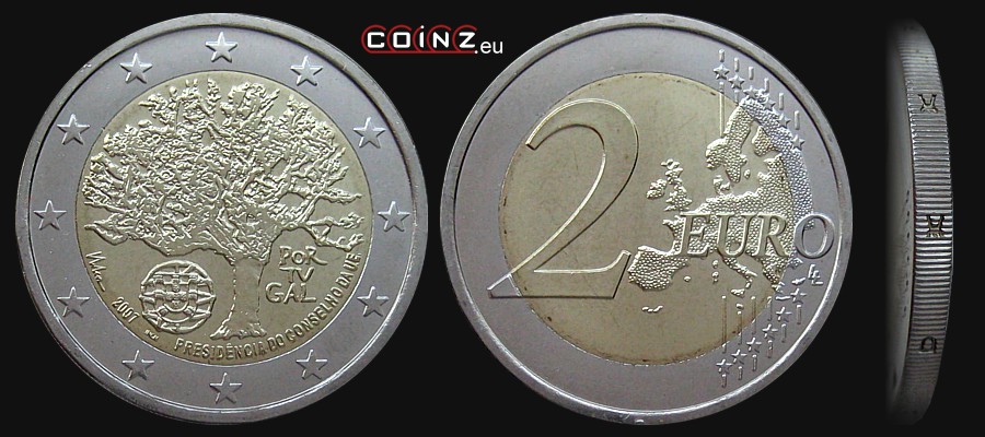 2 euro 2007 Prezydencja Portugalii w Radzie UE - monety Portugalii