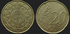 Portuguese coins - 20 euro cent 2002-2006