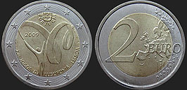 Portuguese coins - 2 euro 2009 2nd Lusophony Games