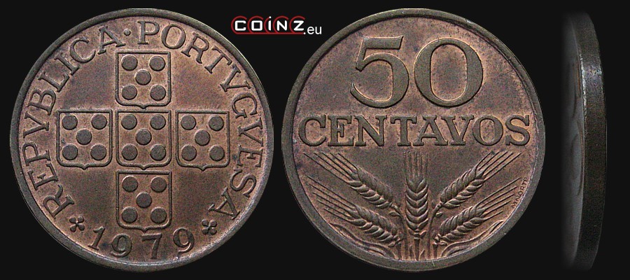 50 centavos 1969-1979 - Coins of Portugal