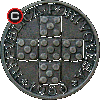 20 centavos 1942-1969 - układ awersu do rewersu