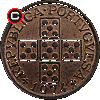 20 centavos 1969-1974 - układ awersu do rewersu