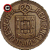 5 escudo 1986-2001 - układ awersu do rewersu