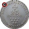 25 escudo 1980 Azory - układ awersu do rewersu