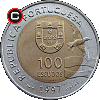 100 escudo 1997 Expo'98 Lizbona - układ awersu do rewersu