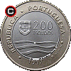 200 escudo 1997 Expo'98 Lizbona - układ awersu do rewersu