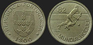 Portuguese coins - 1 escudo 1982 Roller Hockey Championship