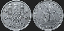 Portuguese coins - 2.5 escudos 1963-1985