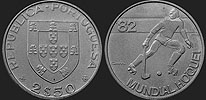 Portuguese coins - 2.5 escudos 1982 Roller Hockey Championship