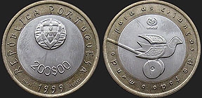 Portuguese coins - 200 escudos 1999 UNICEF