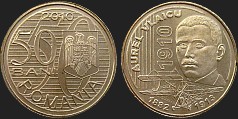 Monety Rumunii - 50 bani 2010 Stulecie Lotu Aurela Vlaicu