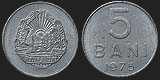 Monety Rumunii - 5 bani 1975