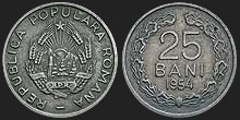 Monety Rumunii - 25 bani 1953-1954