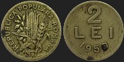 Monety Rumunii - 2 leje 1950-1951