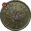 50 bani 1947 - monety Rumunii