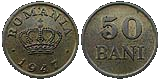 Monety Rumunii - 50 bani 1947