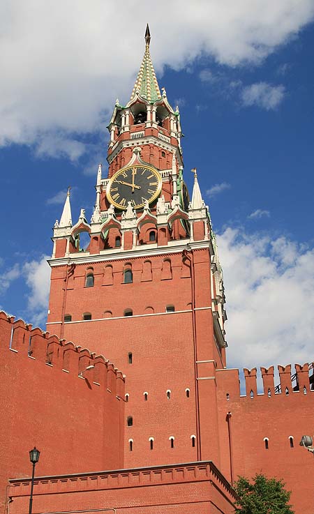 Wieża Spasska moskiewskiego Kremla