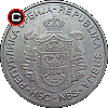 10 dinarów 2009 Uniwersjada w Belgradzie - układ awersu do rewersu