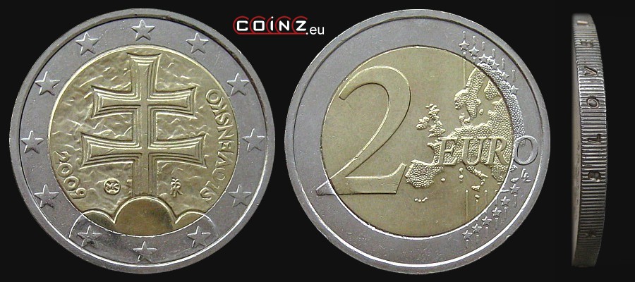 2 euro od 2009 - monety Słowacji