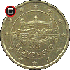 20 euro centów od 2009 - układ awersu do rewersu