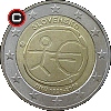 2 euro 2009 Unia Gospodarcza - układ awersu do rewersu