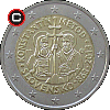 2 euro 2013 - Mission of Cyril and Methodius - obverse to reverse alignment