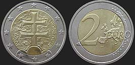 Slovak coins - 2 euro from 2009