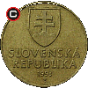 10 korun 1993-2008 - obverse to reverse alignment