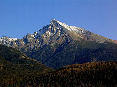 Kriváň peak in Tatra Mountains