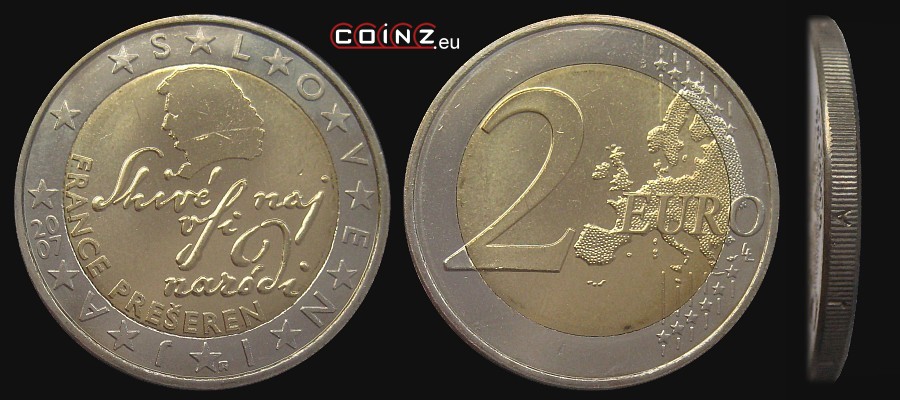 2 euro od 2007 - monety Słowenii