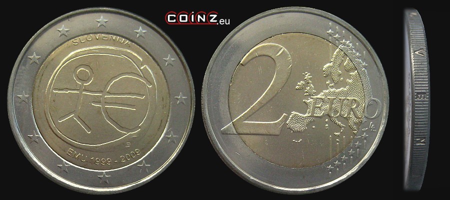 2 euro 2009 Unia Gospodarcza - monety Słowenii