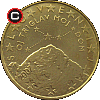 50 euro centów od 2007 - układ awersu do rewersu
