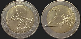 Monety Słowenii - 2 euro od 2007