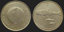 Monety Słowenii - 1 tolar 1992-2004
