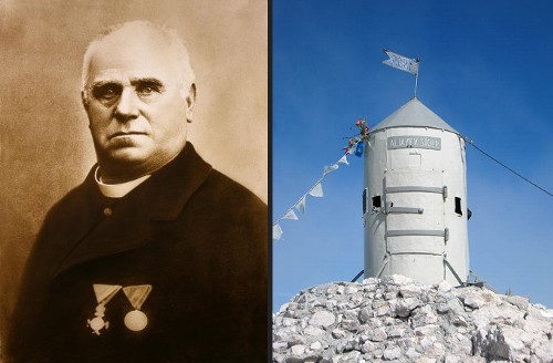 Ksiądz Jakob Aljaž i jego wieża na szczycie góry Triglav