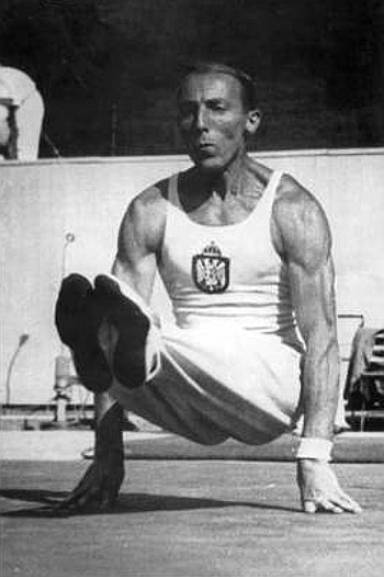Leon Štukelj na Olimpiadzie w Berlinie 1936 r. Leon Štukelj na Olimpiadzie w Berlinie 1936 r.