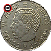 1 korona 1952-1968 - układ awersu do rewersu